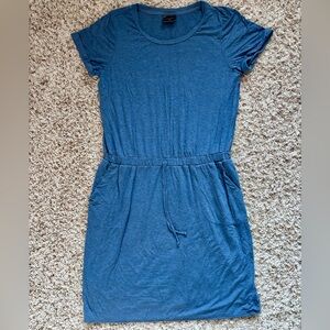 32 Degrees Cool Women’s Dress Blue Size L Pockets Drawstring Comfy